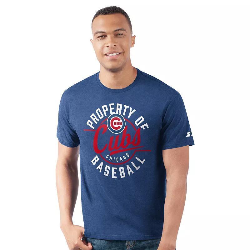 Men's Starter  Navy Seattle Mariners Prime Time Property Of T-Shirt, Size: XL, Blue Product Image