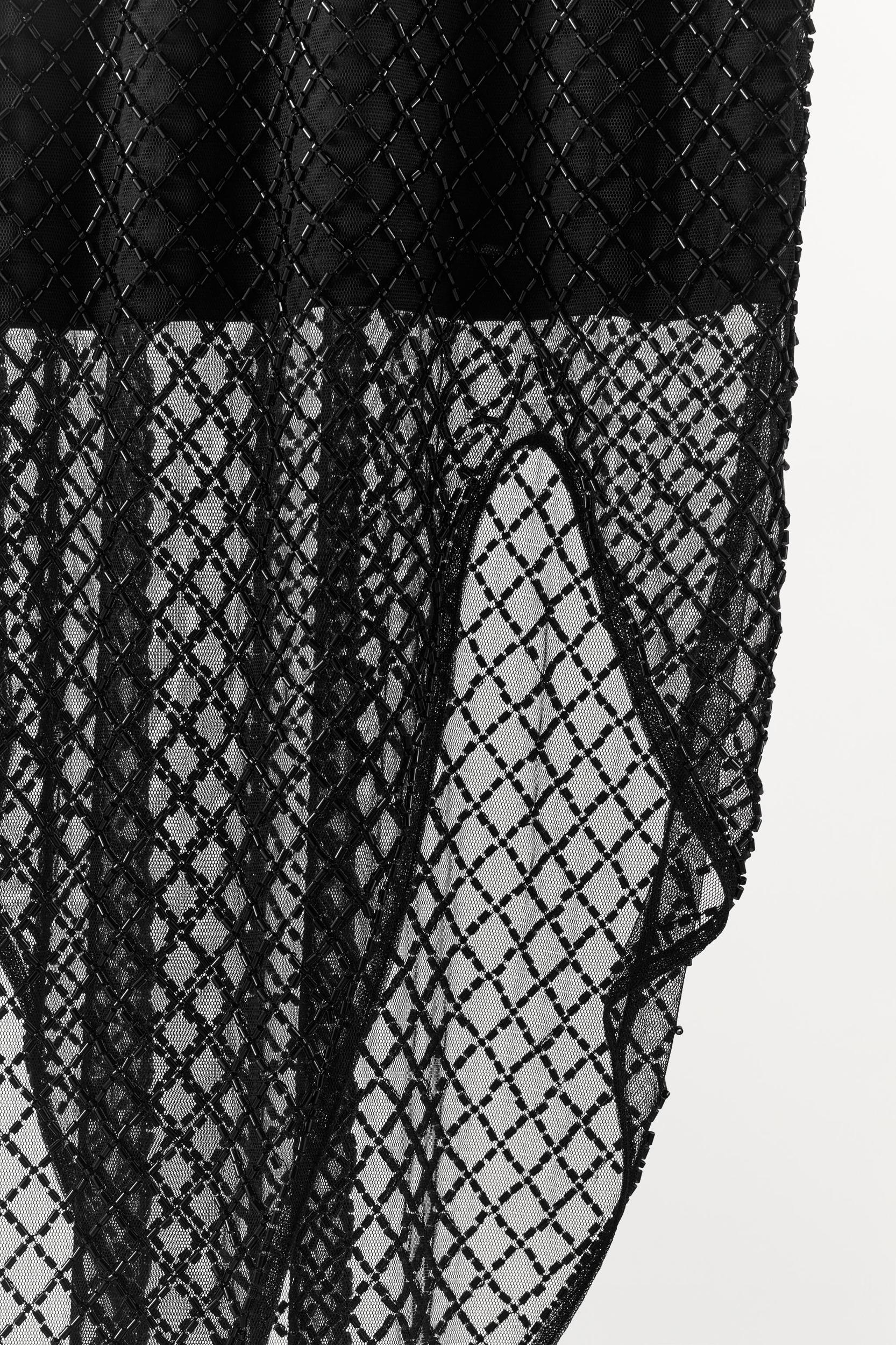 ASYMMETRIC BEADED DRESS Product Image