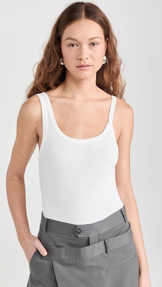 St. Agni Cotton Asymmetrical Tank | Shopbop Product Image
