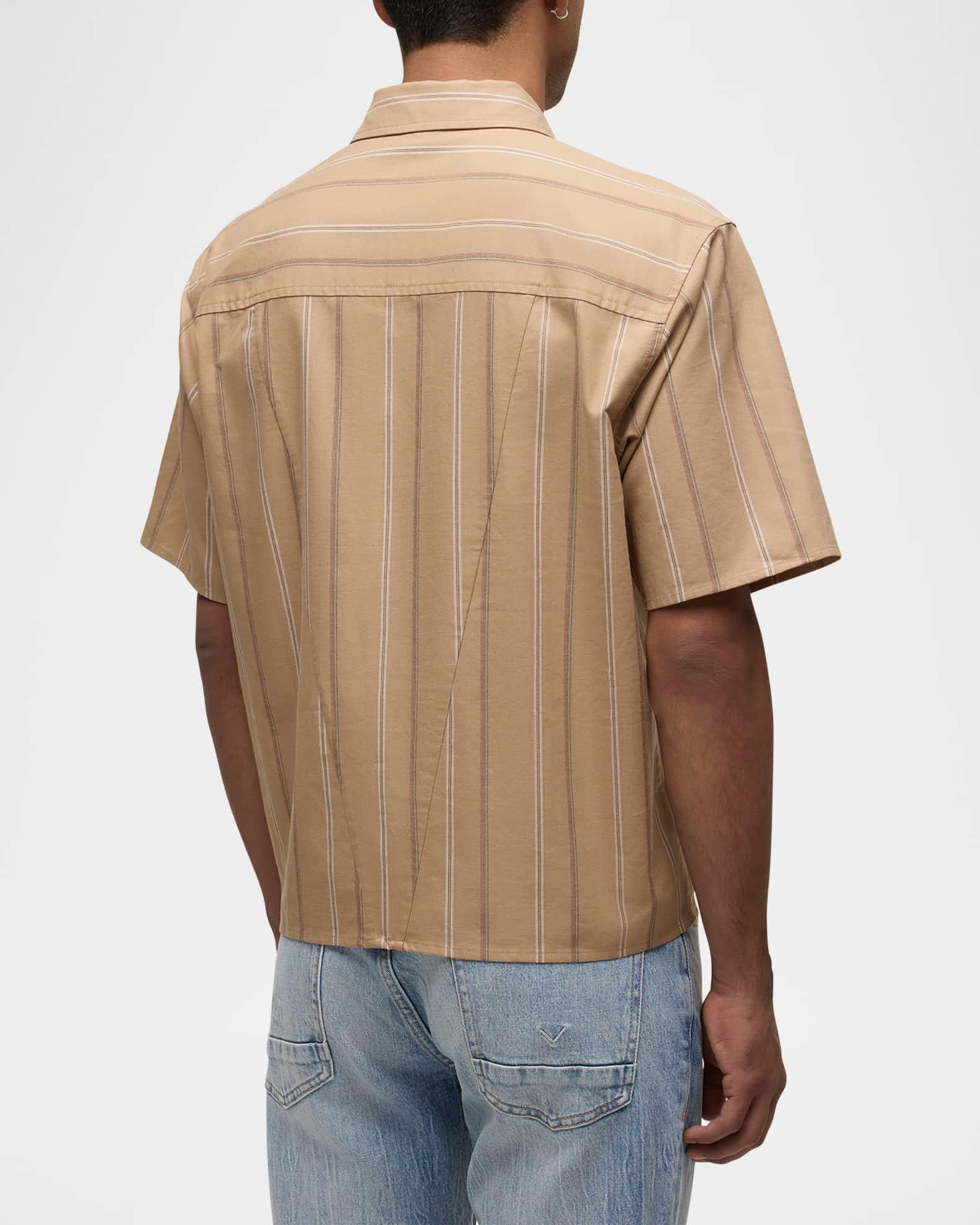 Men's Rex Striped Button-Down Shirt Product Image