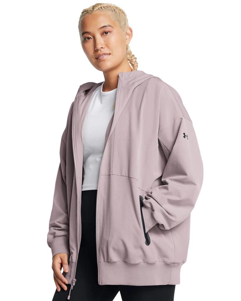 Women's UA Unstoppable Oversized Hooded Jacket Product Image