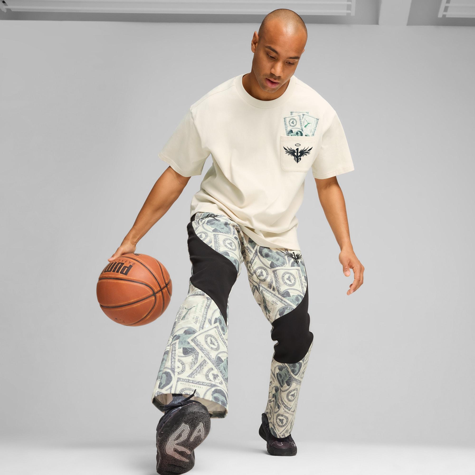 PUMA x LAMELO BALL Bucks Dime Men's Basketball Pants in Black/Aop Product Image