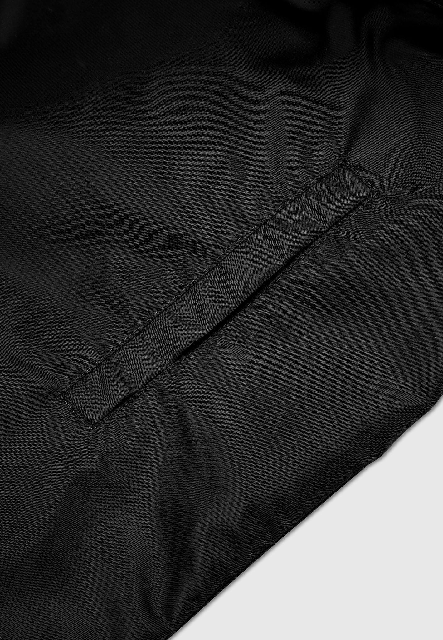 Nylon Revere Shirt - Black Male Product Image