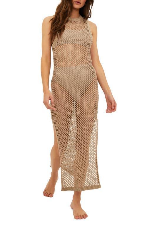 Womens Holly Net Cover-Up Midi-Dress Product Image