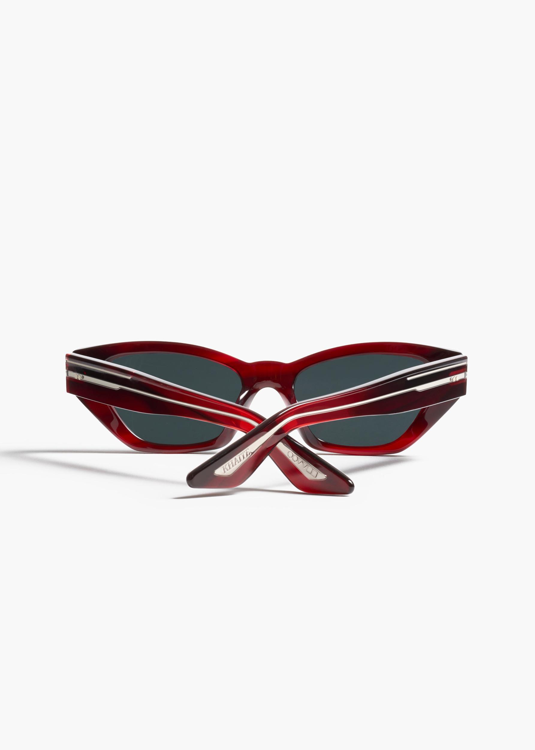 KHAITE x Oliver Peoples 1961C in Bordeaux Bark and Grey Product Image