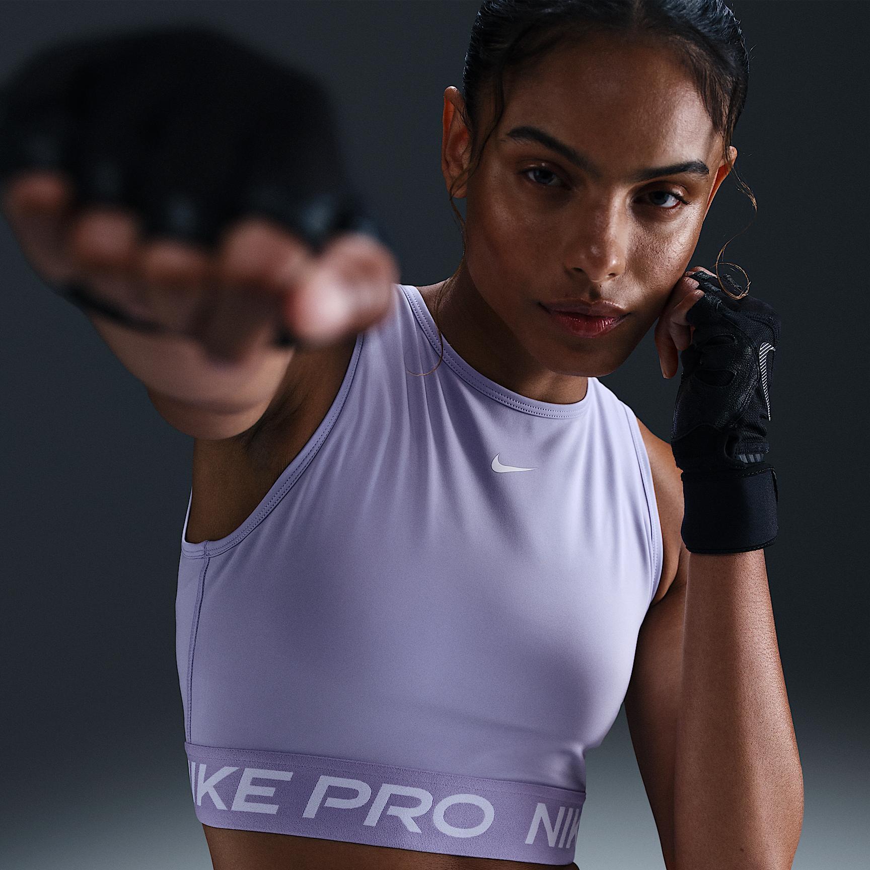 Nike Womens Pro Dri-FIT Crop Tank Top Product Image