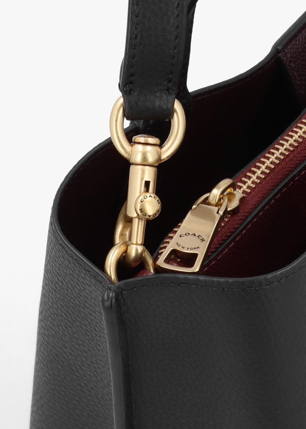 COACH Willow Twist In Black Leather Product Image