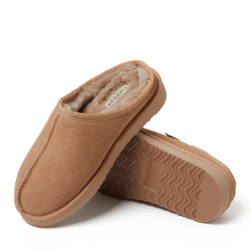 Women's Fireside By Dearfoams Greta Wool-Lined Clog Slippers, Size: 9, Black Product Image