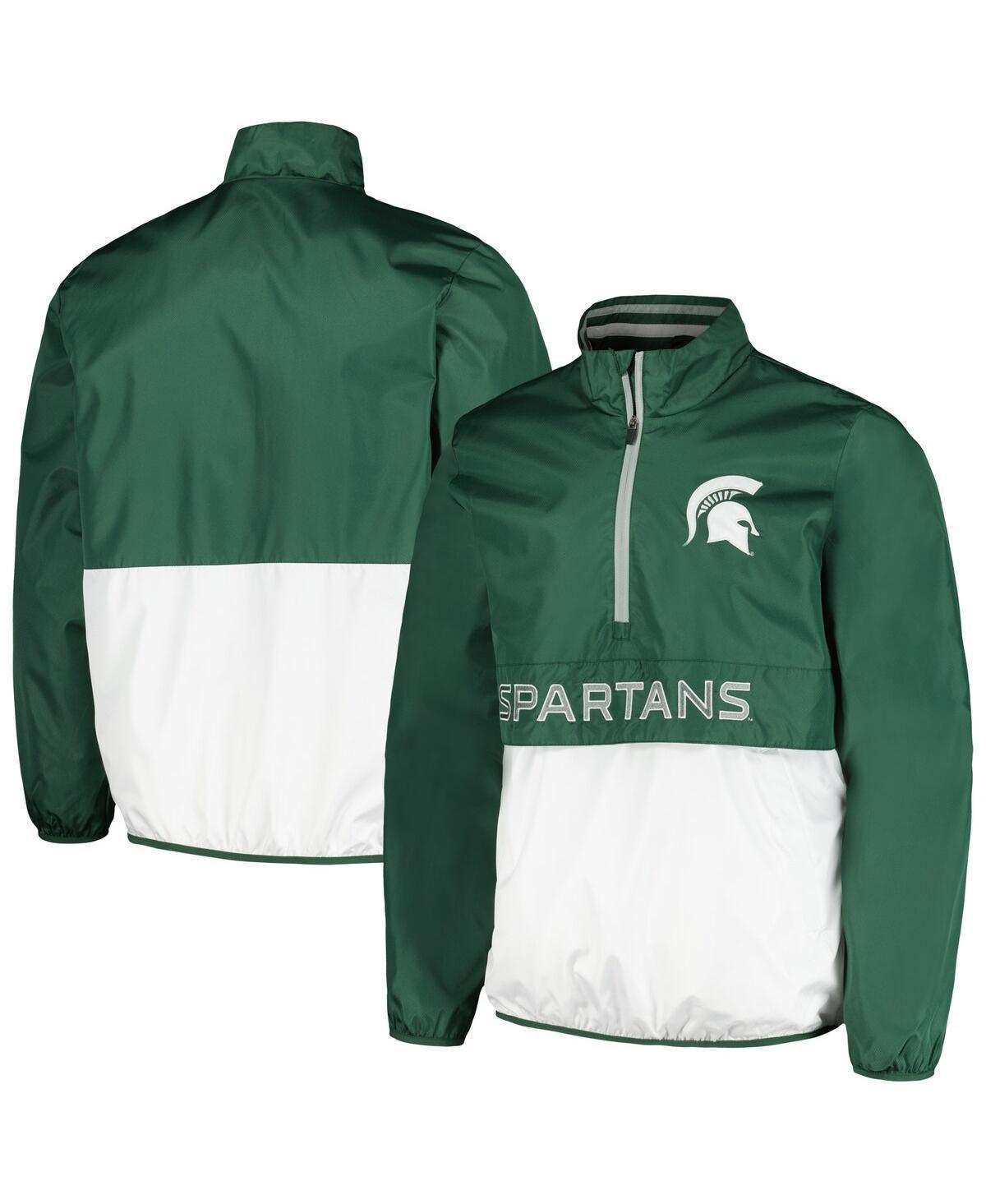 Mens G-III Sports by Carl Banks Michigan State Spartans CornermanHalf-Zip Top Product Image