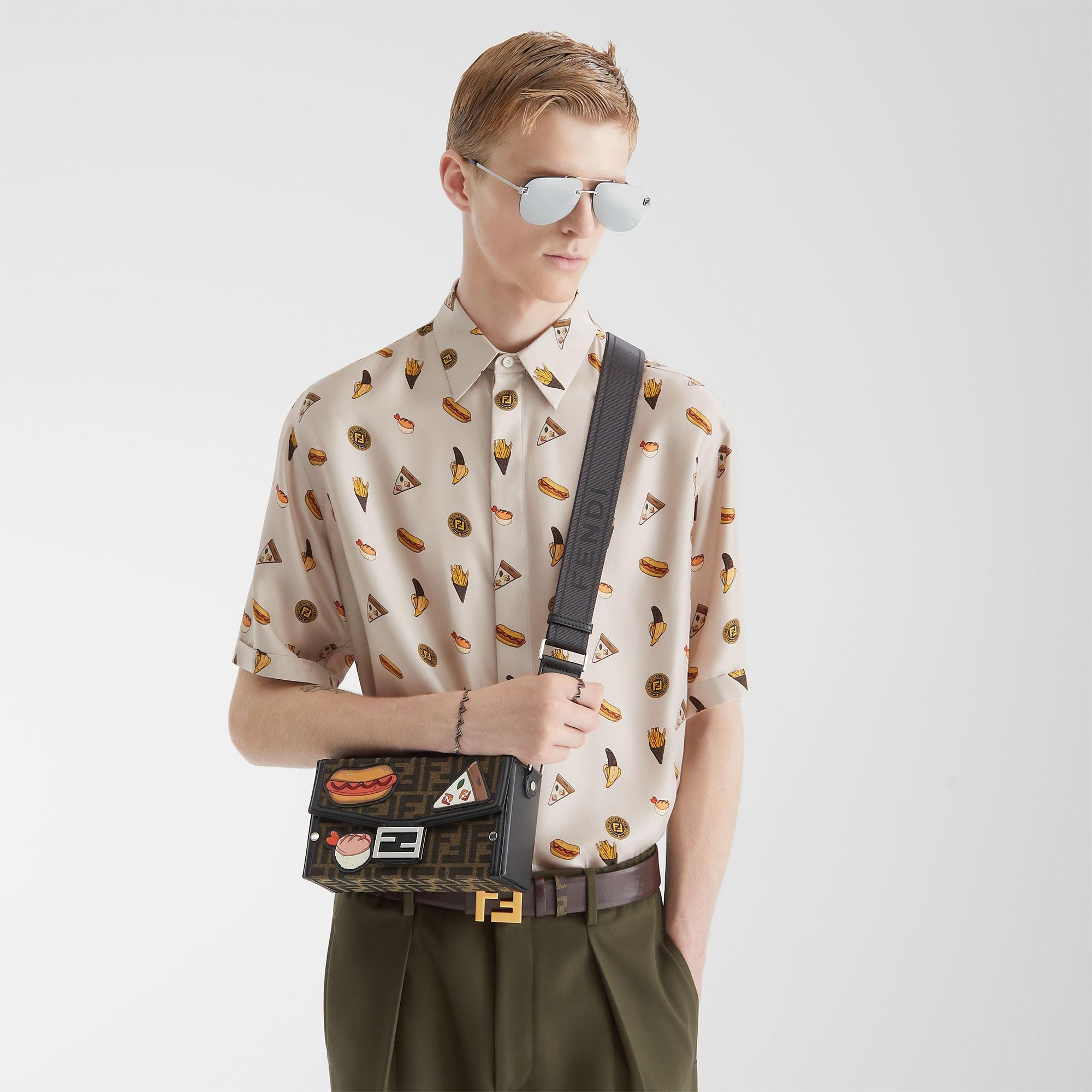 ShirtWhite silk Fendilicious shirt Product Image