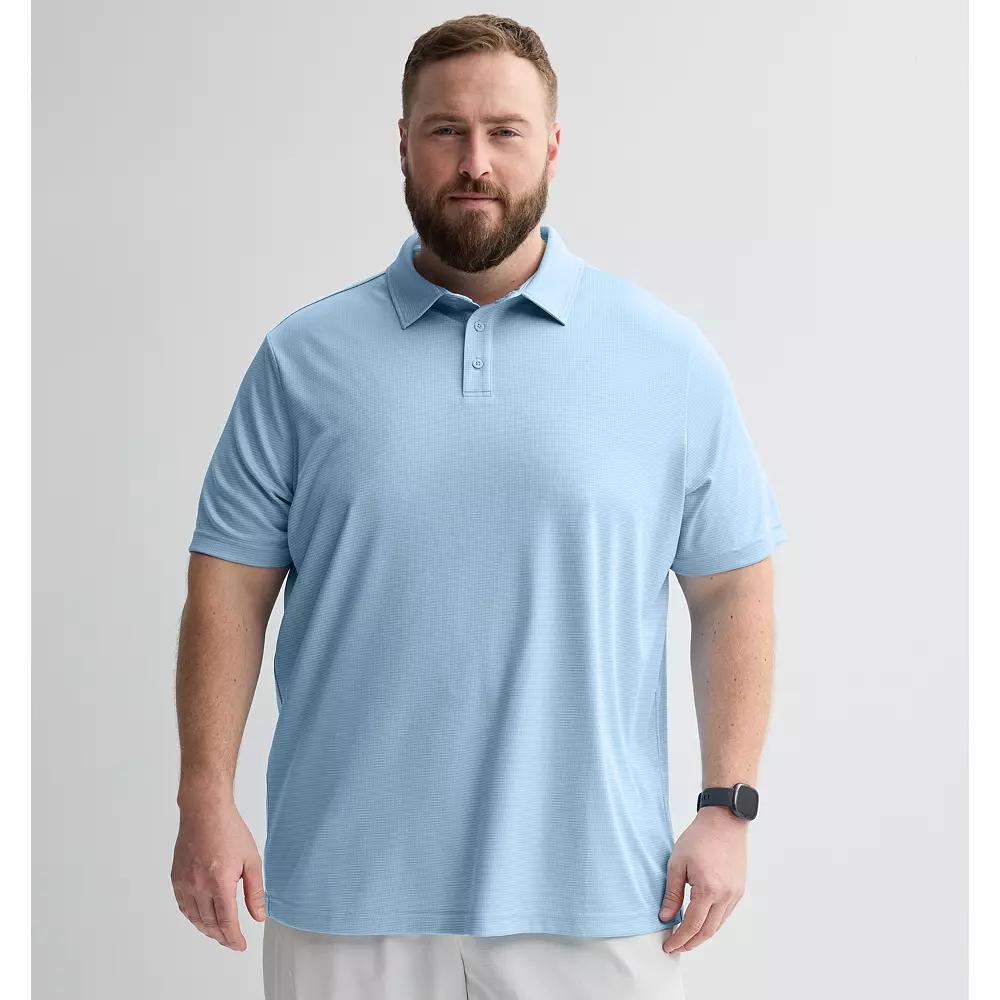 Big & Tall Tek Gear® Dry Tek Polo, Men's, Size: 2XB, Blue Geneva Product Image