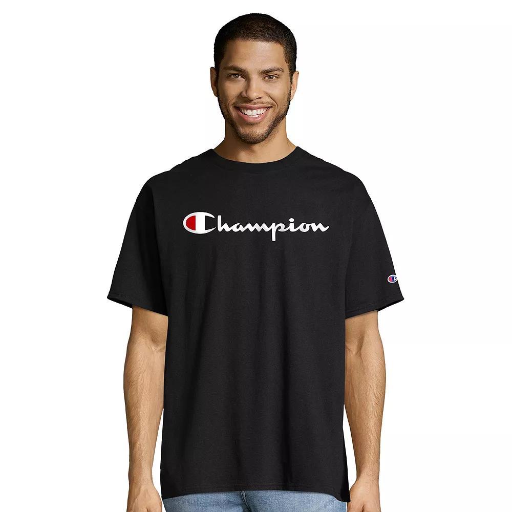 Men's Champion® Graphic Tee, Size: XL, Black Product Image