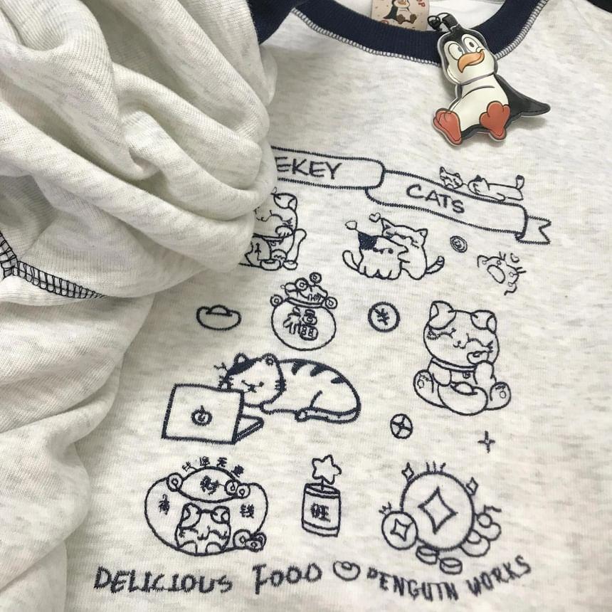 Crewneck Print Sweatshirt Product Image