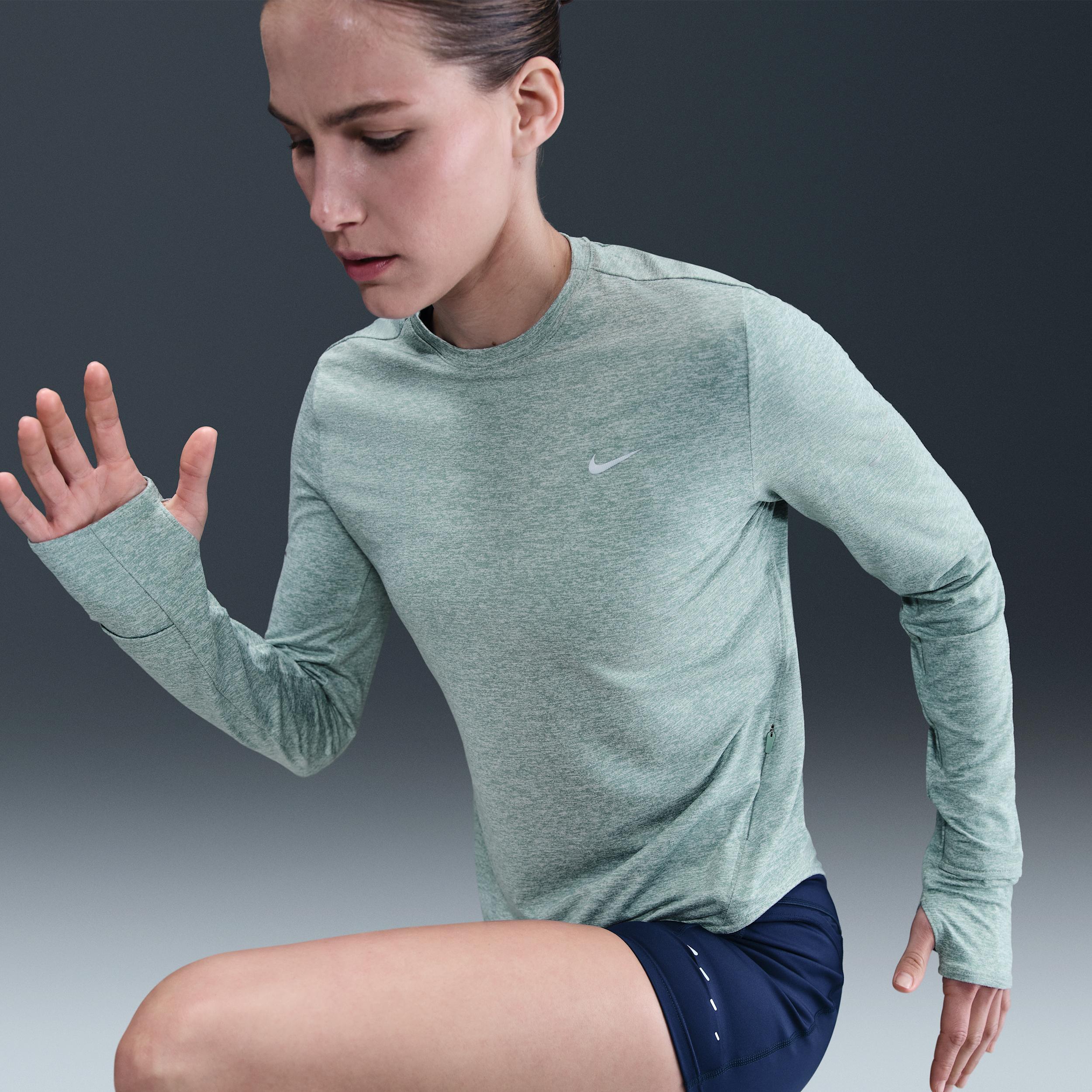Nike Women's Swift Dri-FIT UV Long-Sleeve Crew-Neck Running Top Product Image