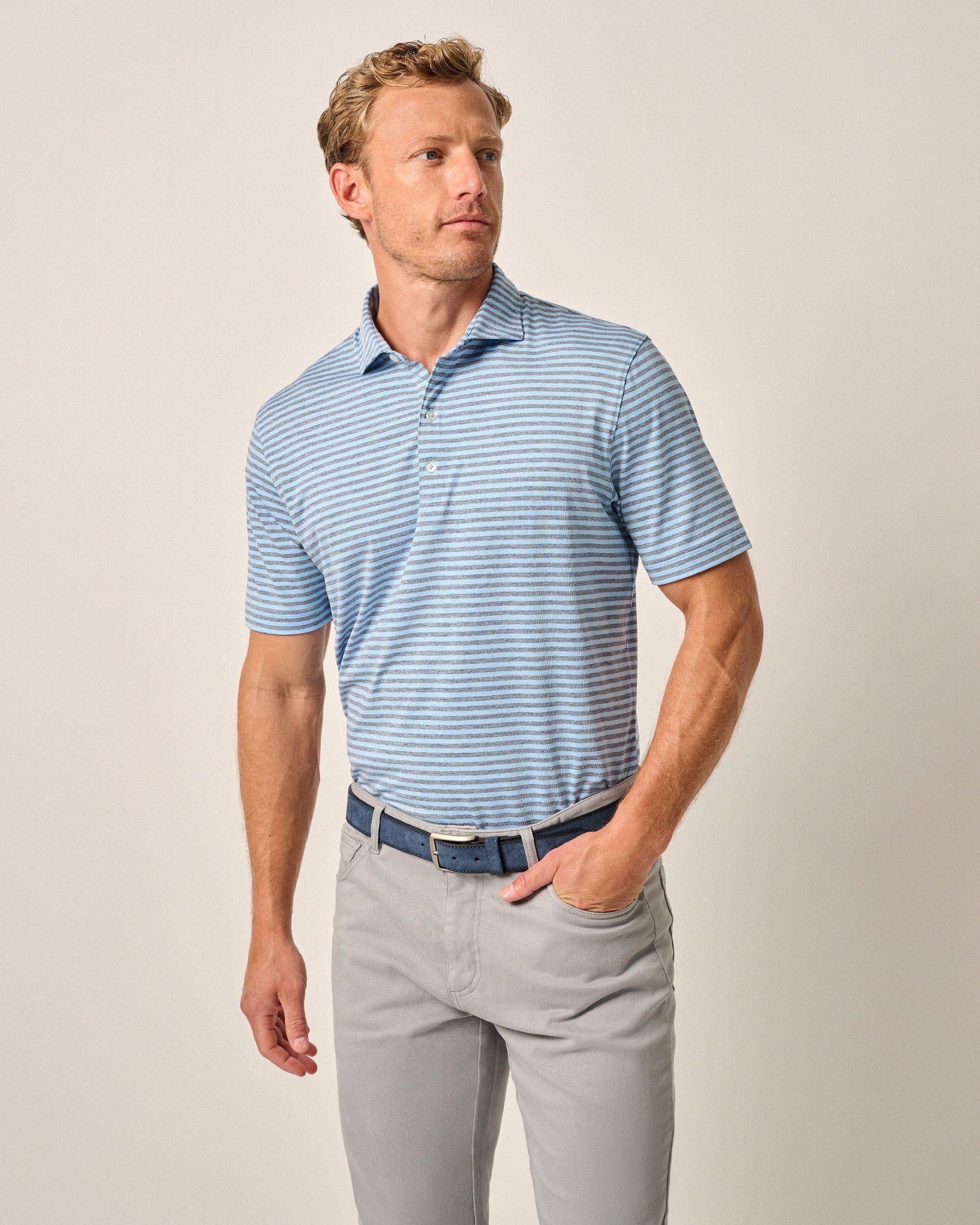 Performance Jersey Polo - Reese Stripe Male Product Image
