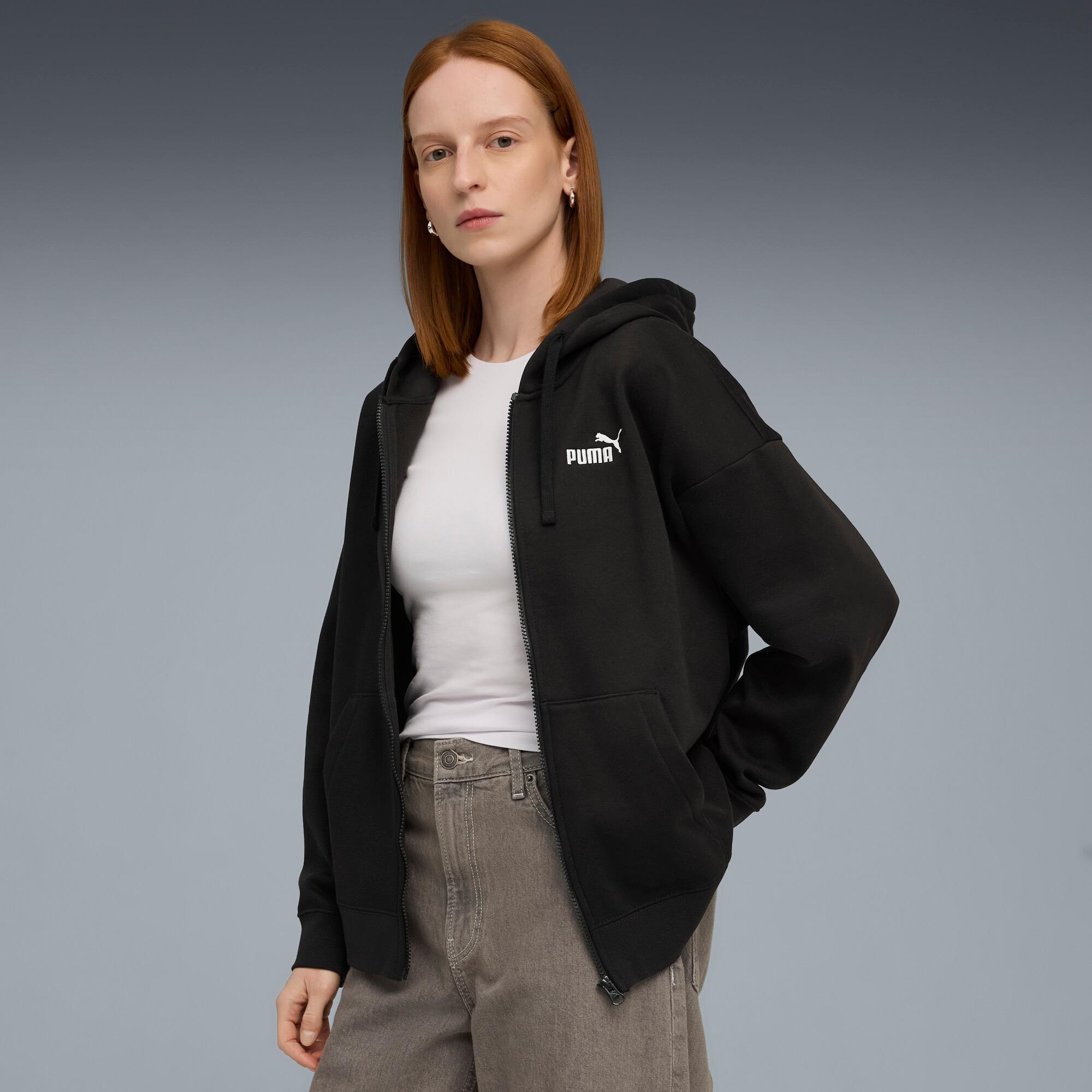 Essentials Small No. 1 Logo Fleece Women's Comfort Full-Zip Hoodie Product Image