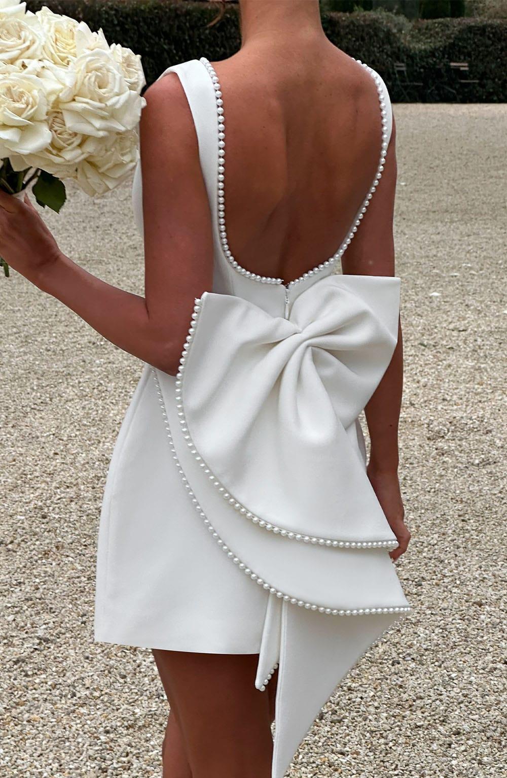 Carrie Mini Dress - Ivory Product Image