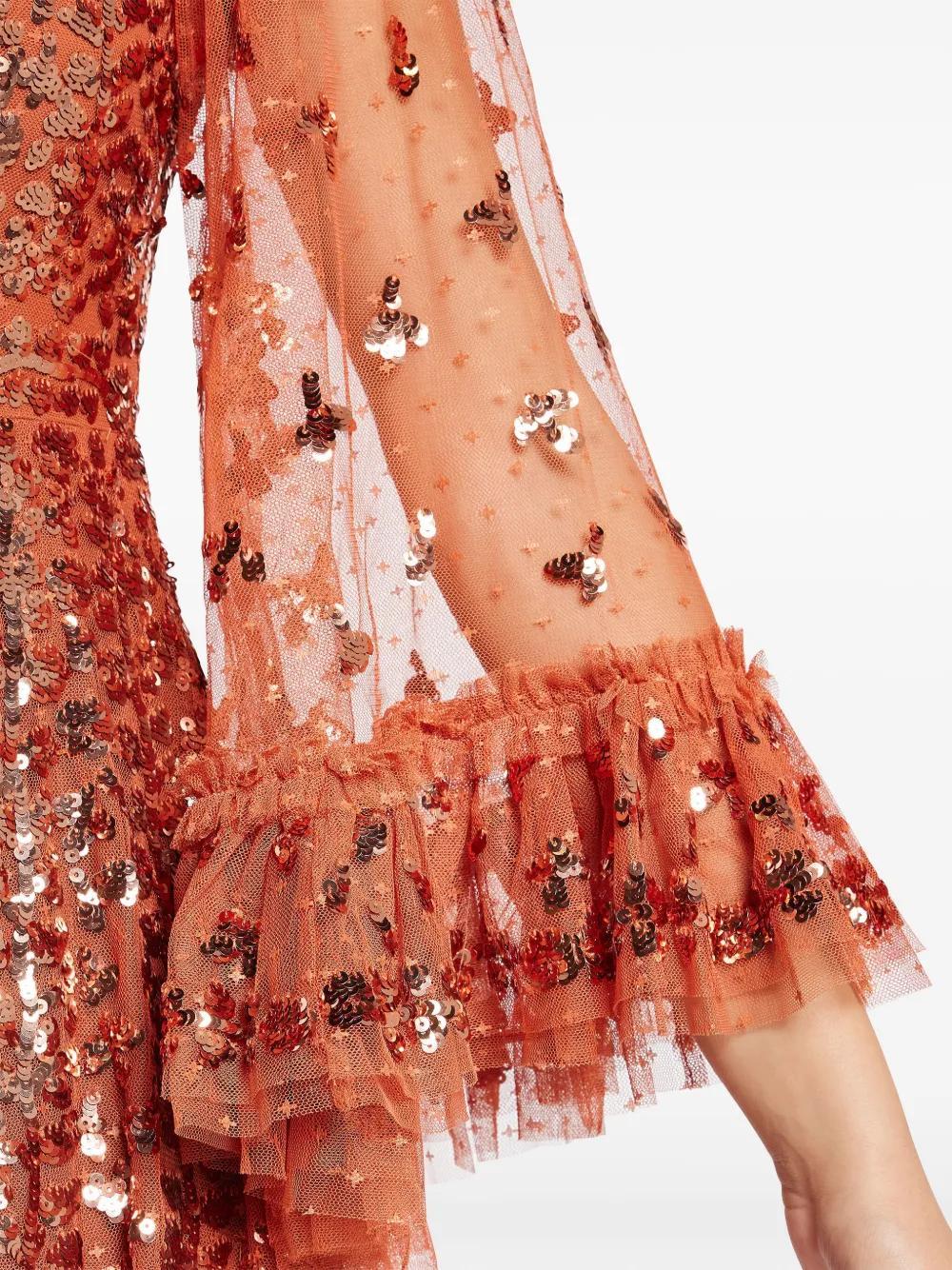 all-over sequin embellished dress Product Image