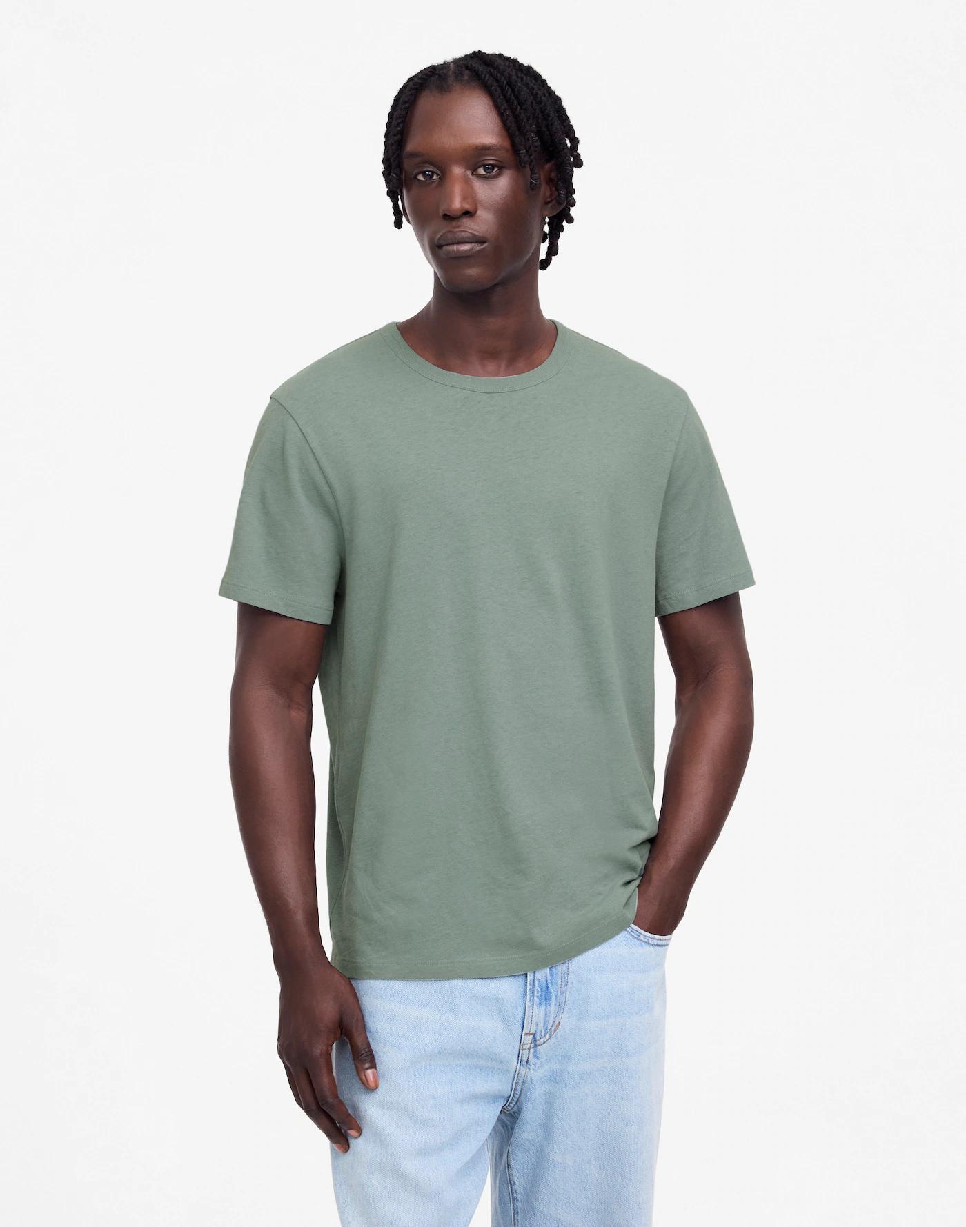 Allday Tee in Cotton-Linen Blend Product Image