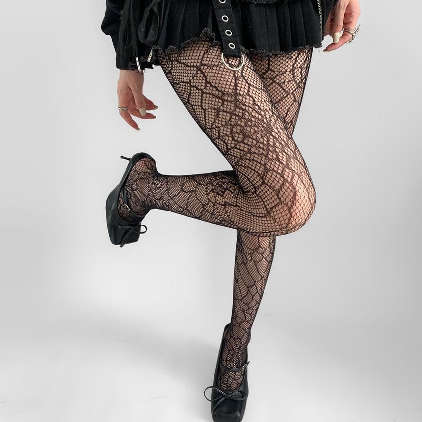 Plain Perforated Tights Product Image