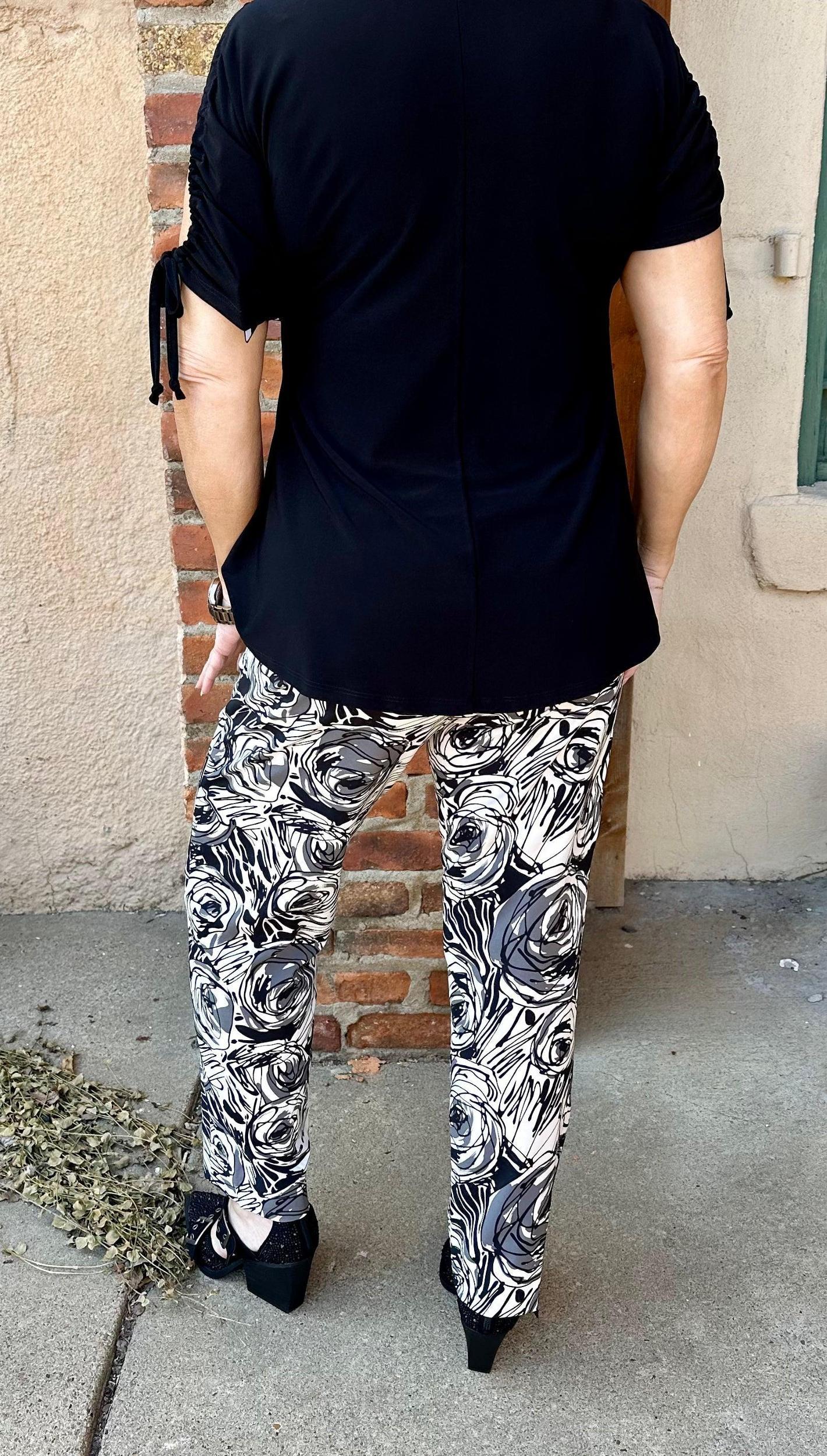Krazy Larry Pink Pebble Ankle Pants Product Image