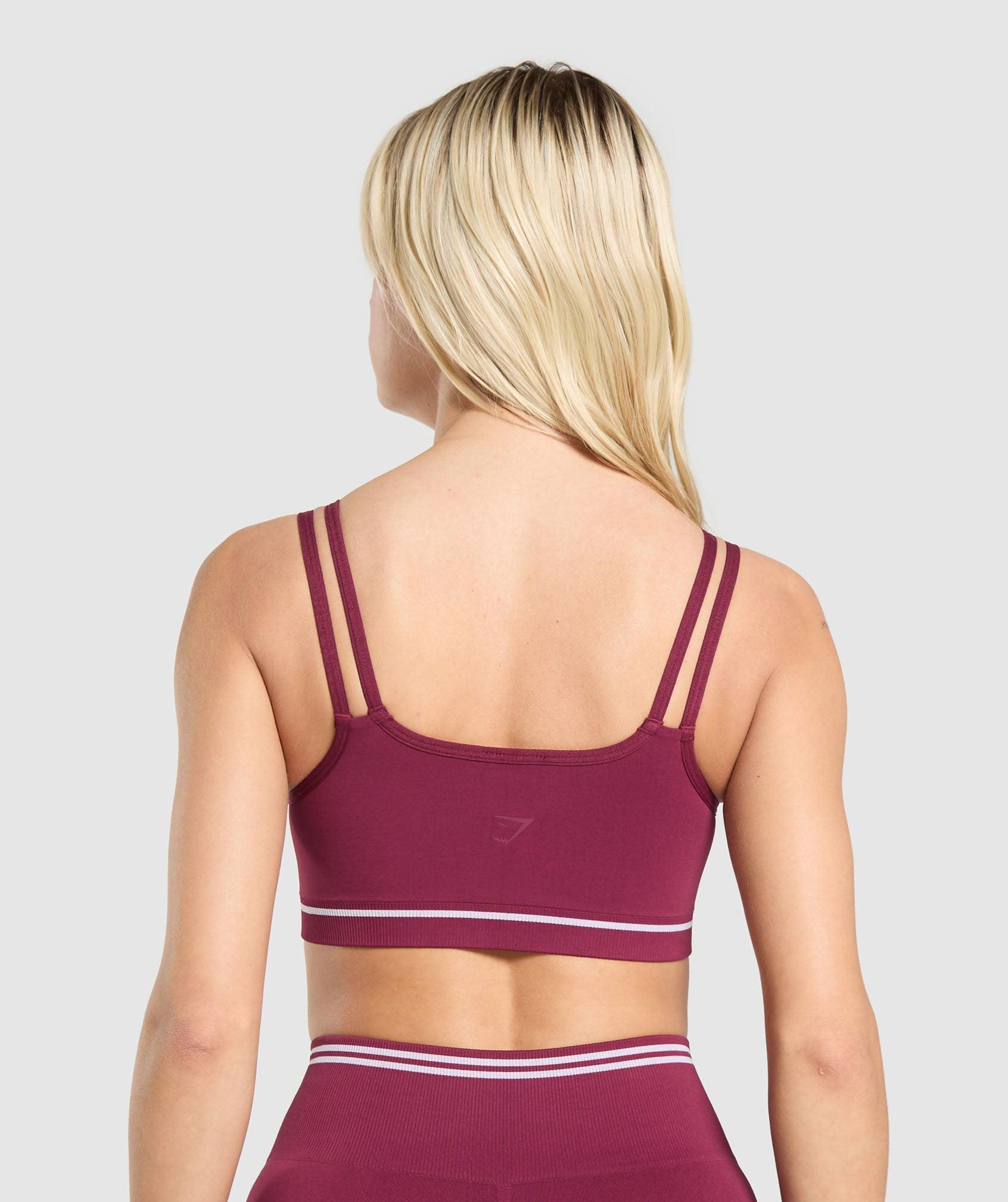 Contrast Seamless Sports Bra Product Image