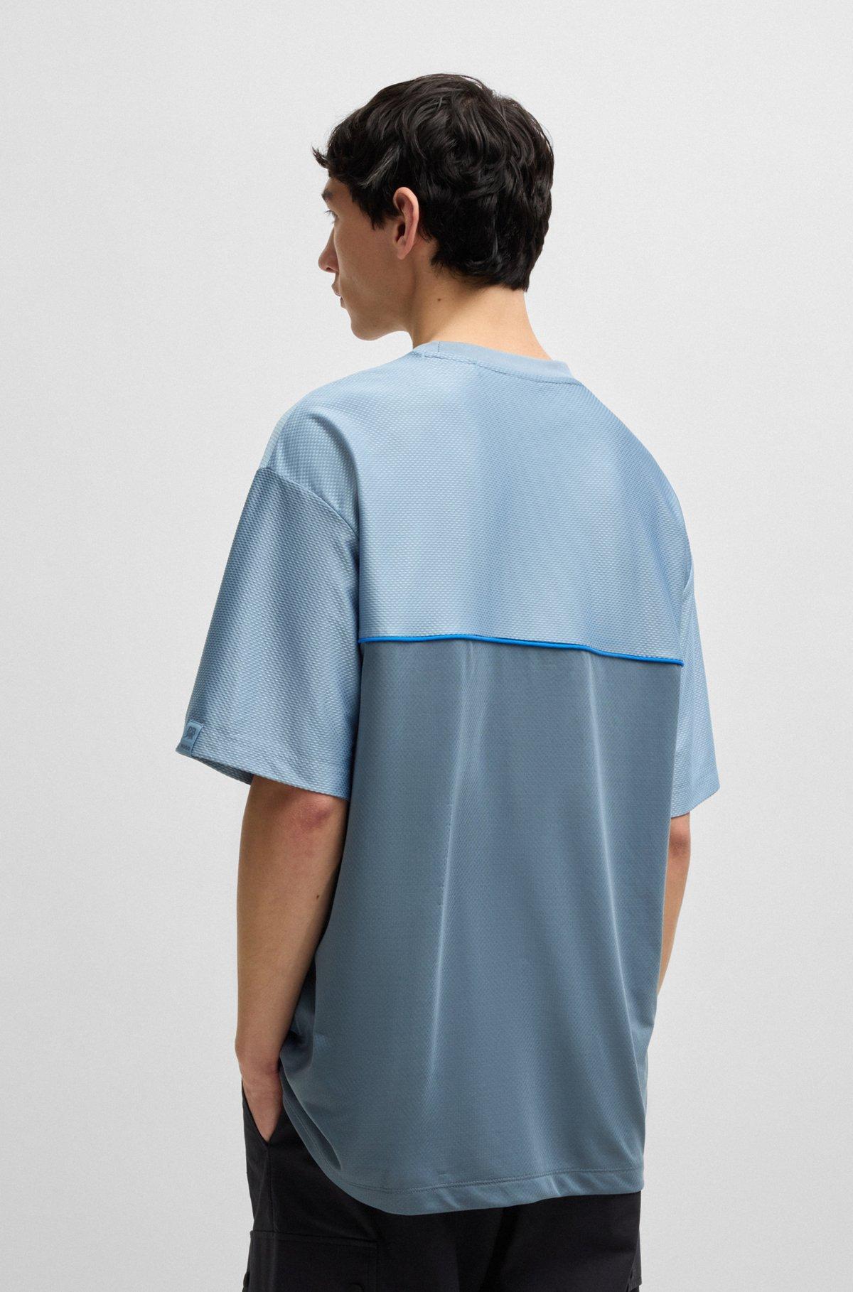 HUGO x RB structured-jersey T-shirt with piping details Product Image