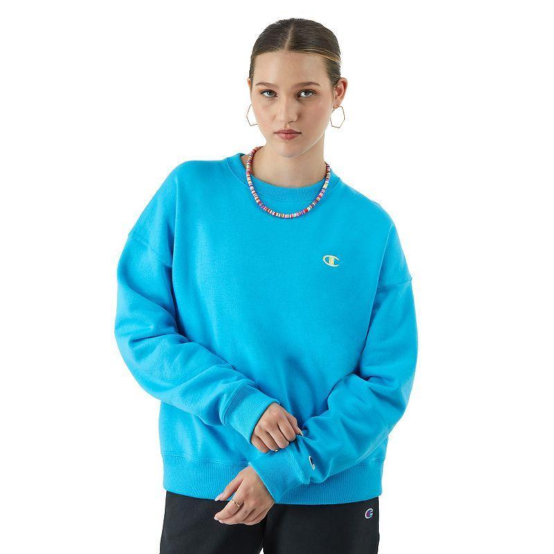 Champion Powerblend Crew (Lavish Lavender) Women's Sweatshirt Product Image