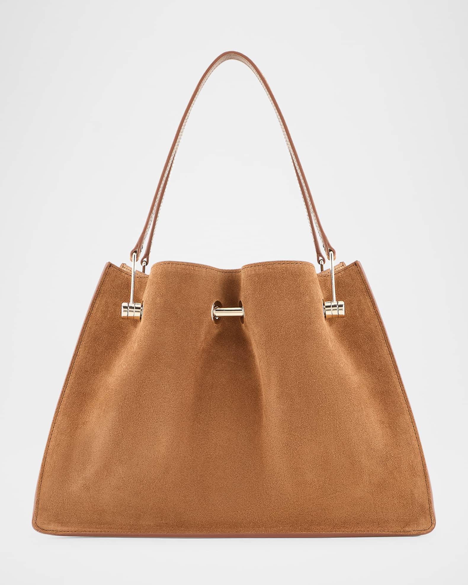 Avenue Small Soft Suede Tote Bag Product Image