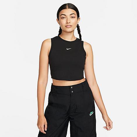 Nike Sportswear Chill Knit Women's Tight Cropped Mini-Rib Tank Top Product Image