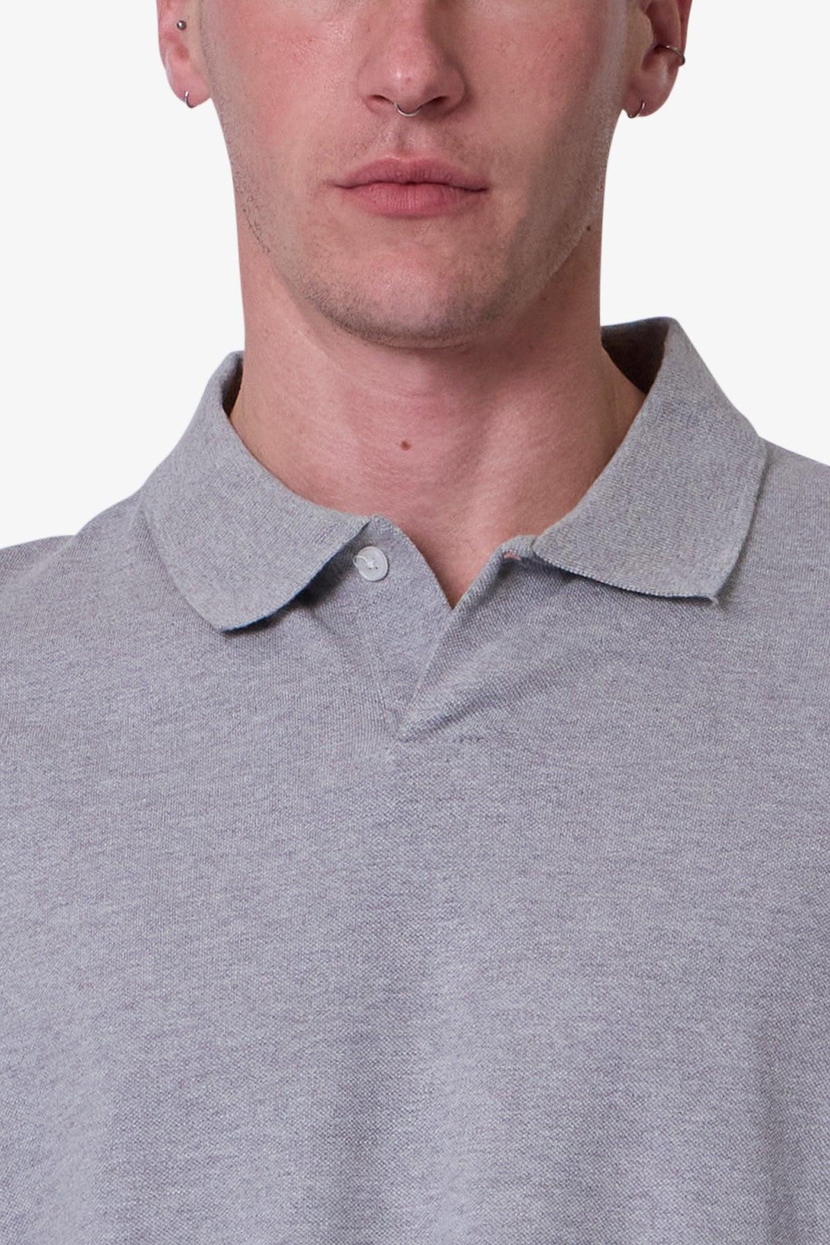 Every Day L/S Polo - Marled Grey Product Image