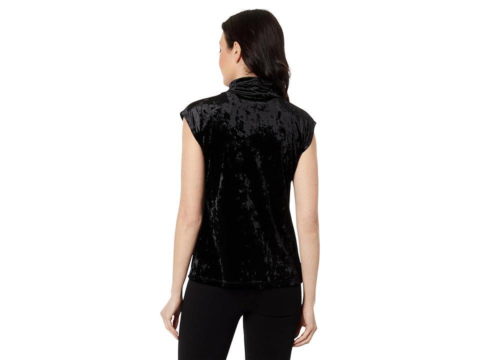 Elliott Lauren Velvet Sleeveless Turtleneck Women's Clothing Product Image