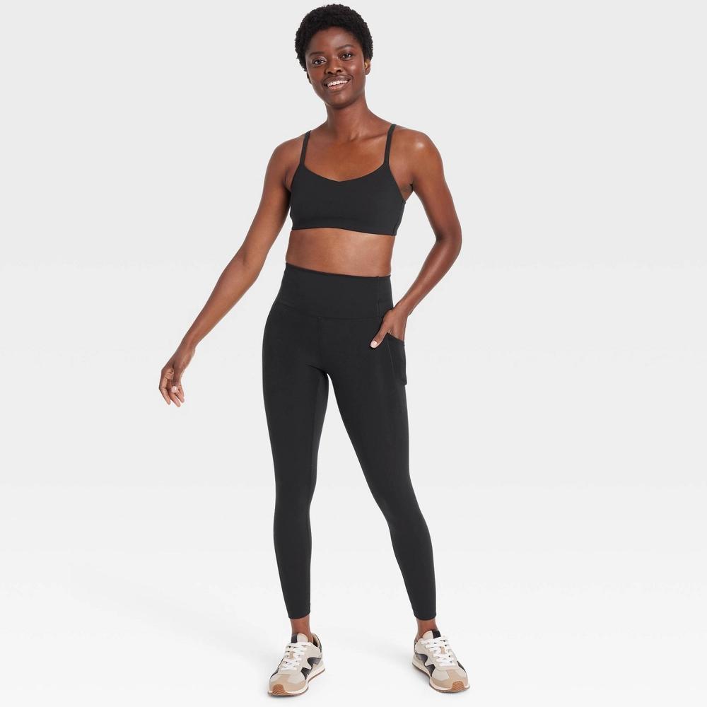 Womens Dynamic Flex High-Rise Pocketed 7/8 Leggings - All In Motion Black 4X: Moisture Wicking, UPF 50+ Product Image