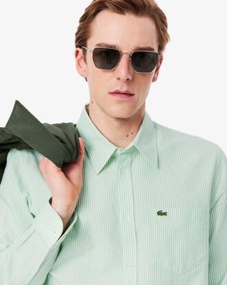 Regular Fit Striped Oxford Shirt Product Image