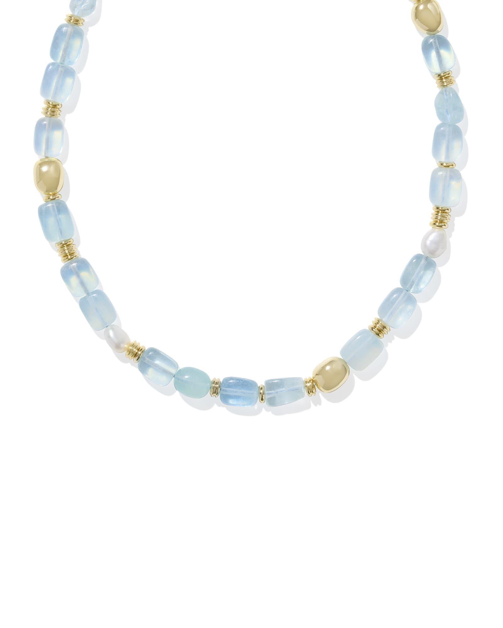 Melody Gold Beaded Strand Necklace Product Image