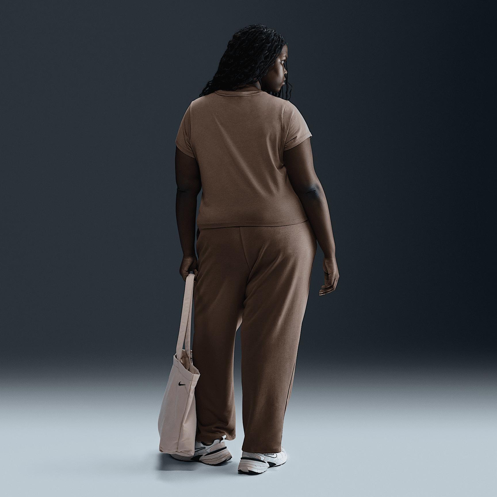 Nike Sportswear Chill Knit Women's Cropped T-Shirt (Plus Size) Product Image