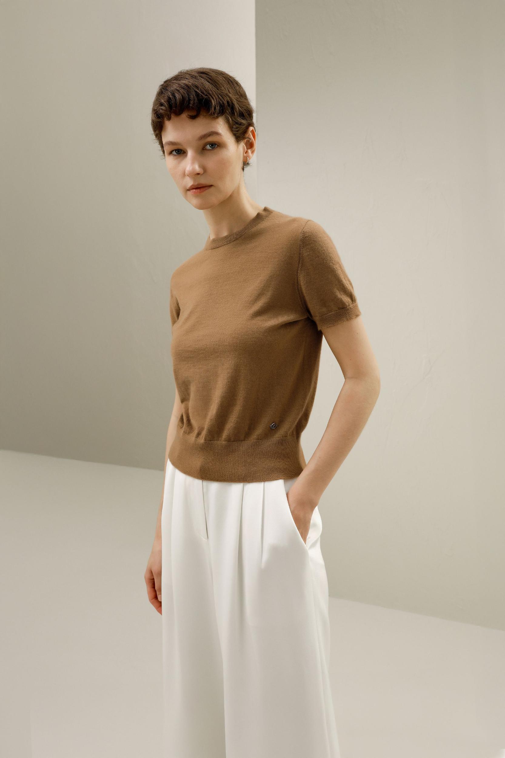 Cashmere Round Neck Sweater Product Image