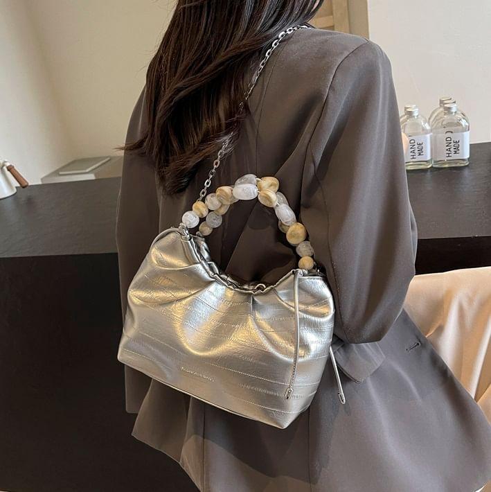 Beaded Handle Crossbody Bag Product Image