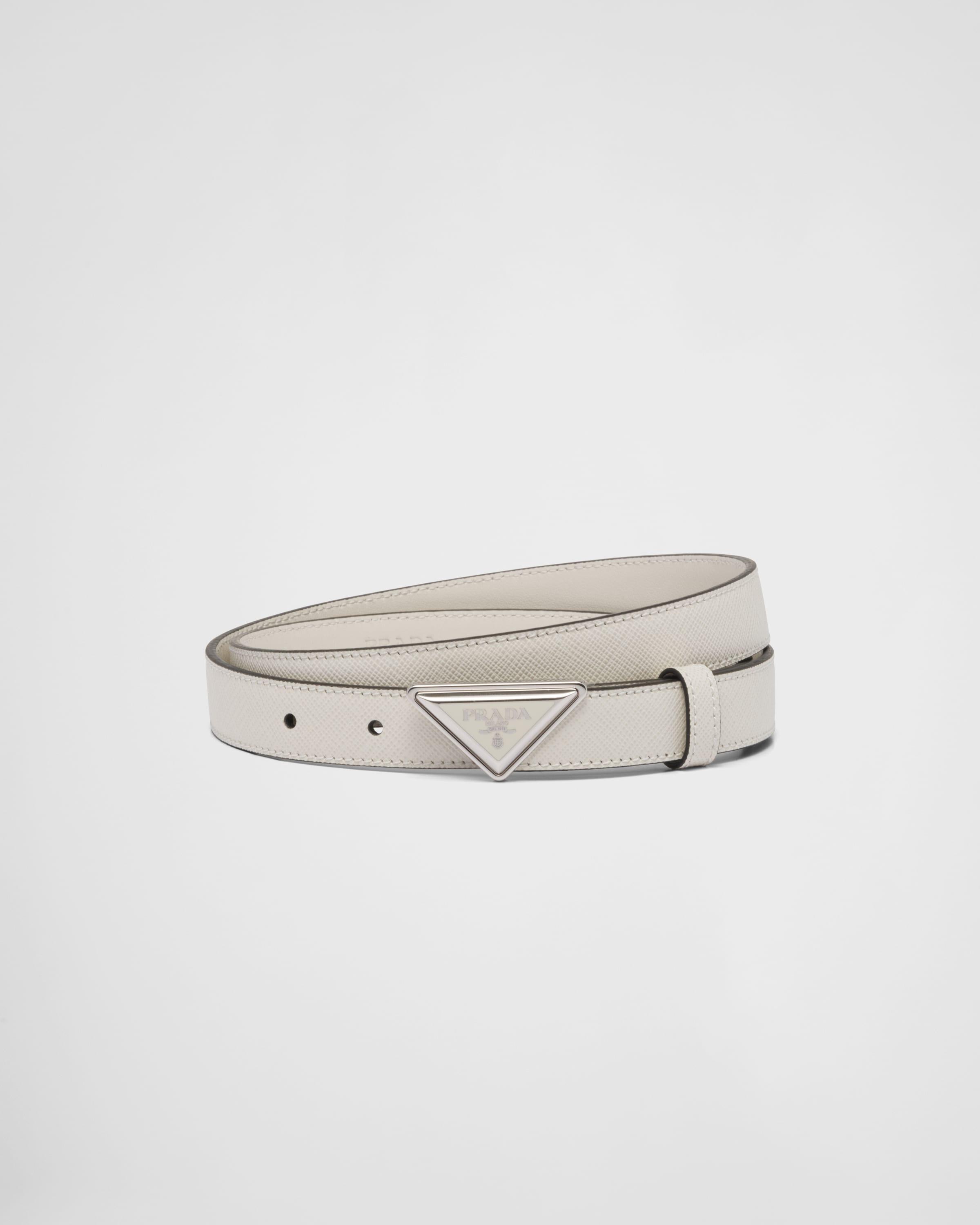 Saffiano leather belt Product Image