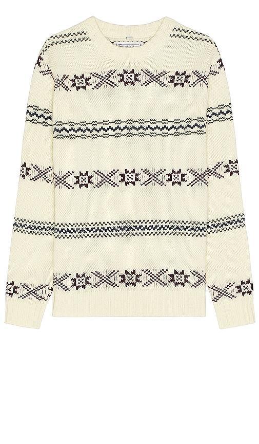 Schott Norwegian Sweater in Cream Product Image