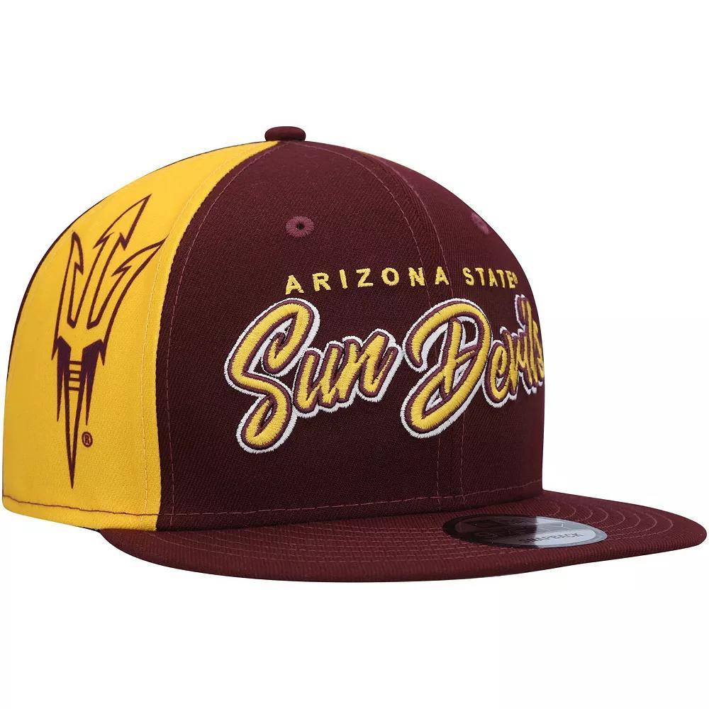 Men's New Era  Maroon Arizona State Sun Devils Outright 9FIFTY Snapback Hat, Red Product Image