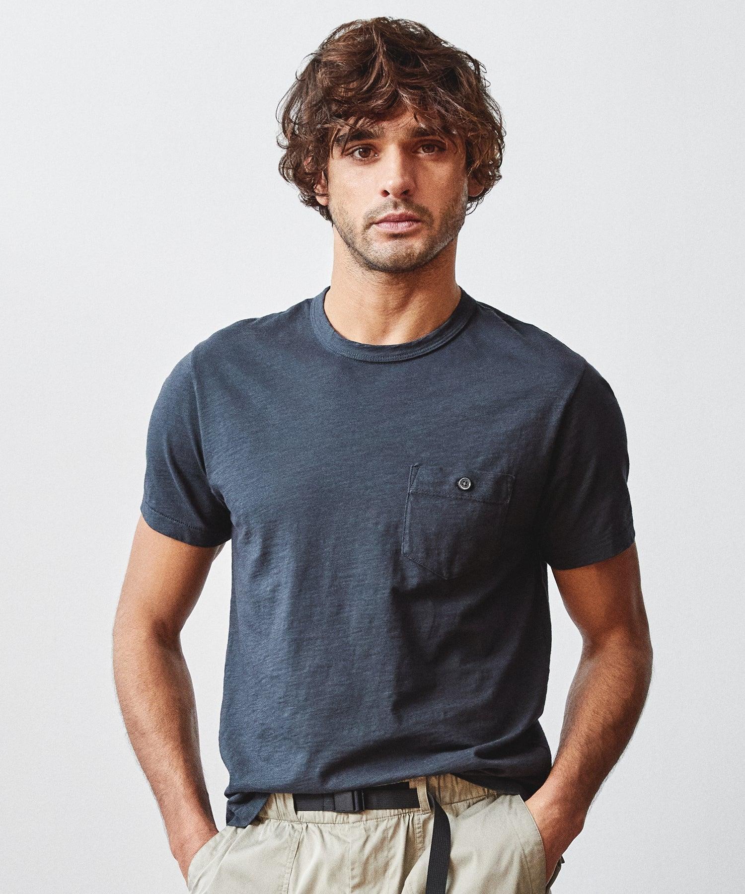 Made in L.A. Homespun Slub Pocket Tee Product Image