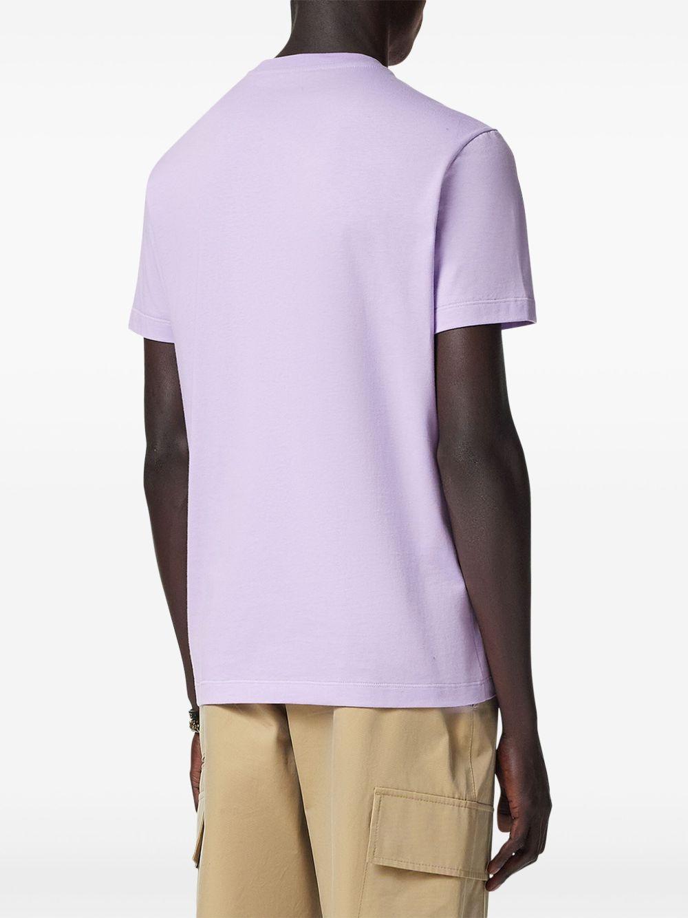 Medusa-embroidered T-shirt Product Image
