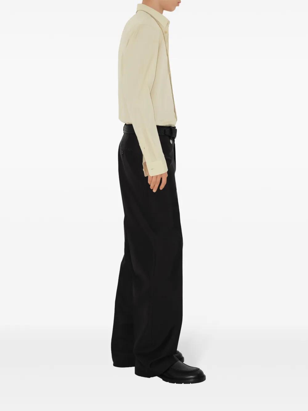 EDK-embroidered cotton shirt Product Image