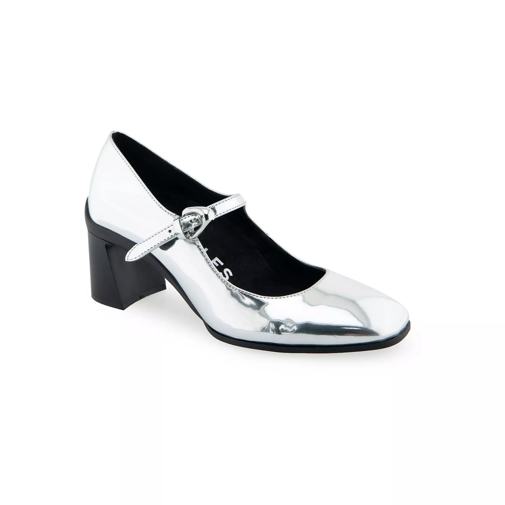 Aerosoles Cali Women's Mary Jane Heels, Size: 9, Black Patent Faux Leat Product Image