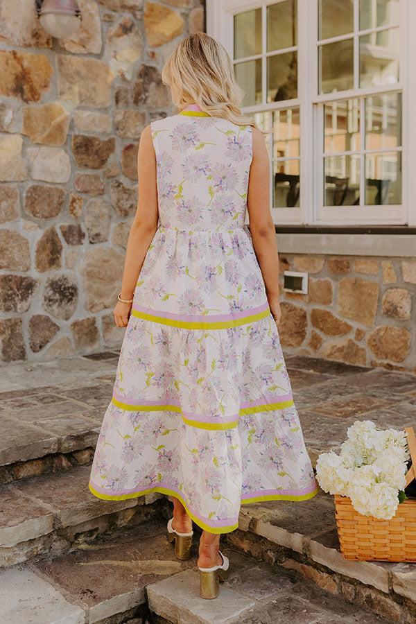 Wisteria Avenue Floral Midi Dress Product Image