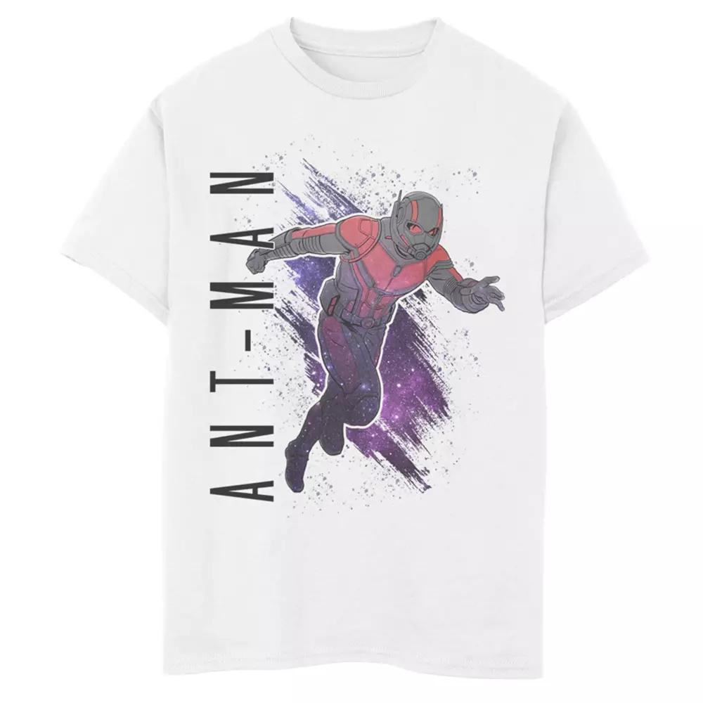 Boys 8-20 Marvel Avengers Endgame Ant-Man Galaxy Painted Graphic Tee, Boy's, Size: Large, White Product Image