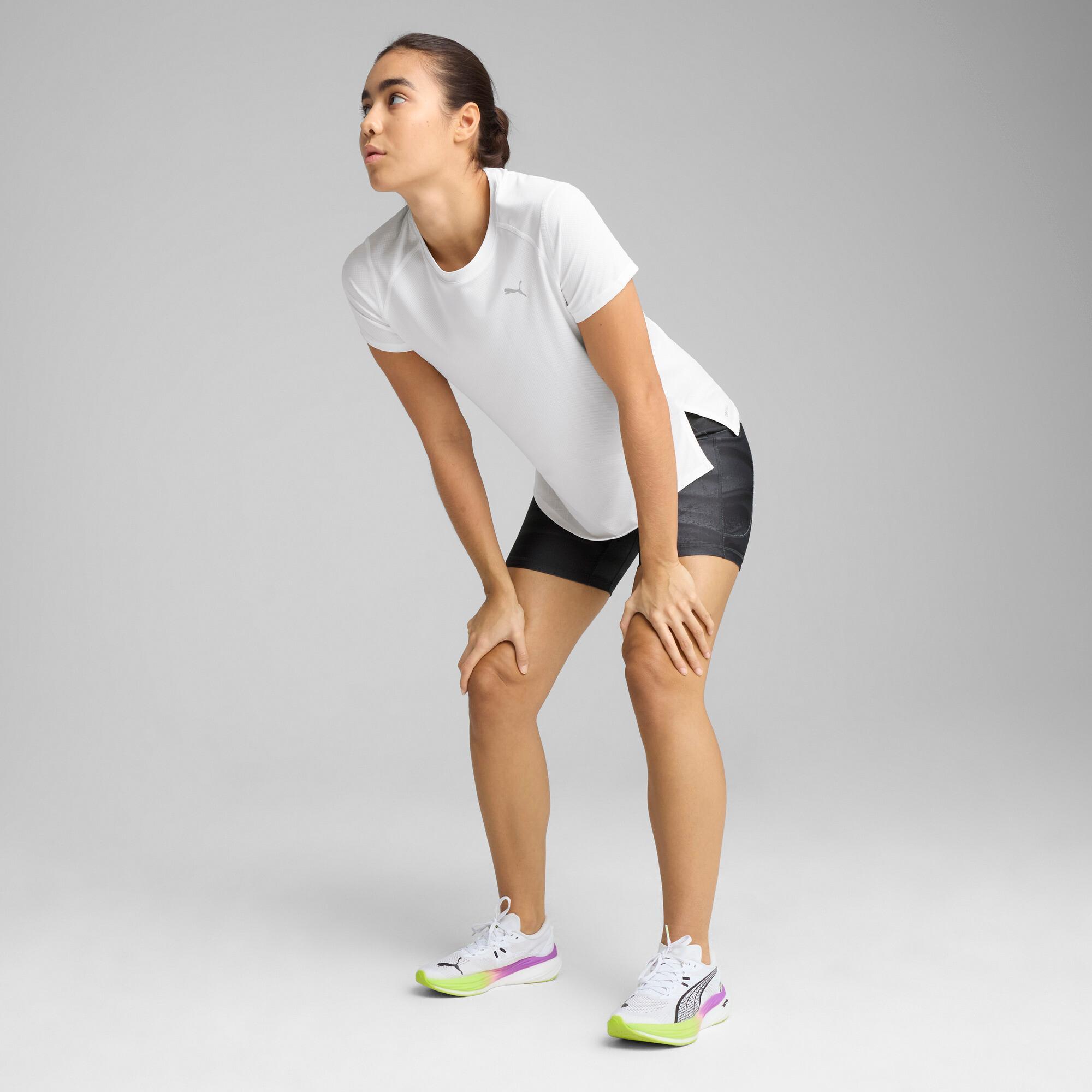 PUMA RUN Women's Graphic Mesh T-Shirt Product Image