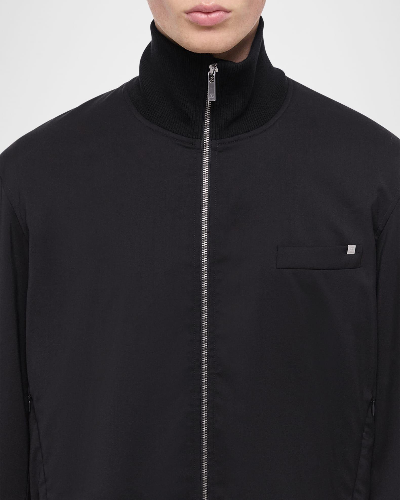 Men's Wool Full-Zip Bomber Jacket Product Image