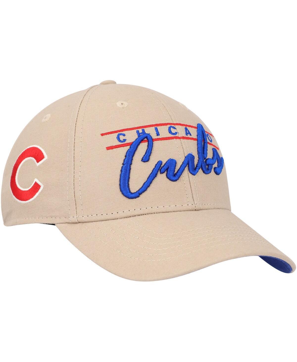 Mens 47 Khaki Chicago Cubs Atwood MVP Adjustable Hat Product Image